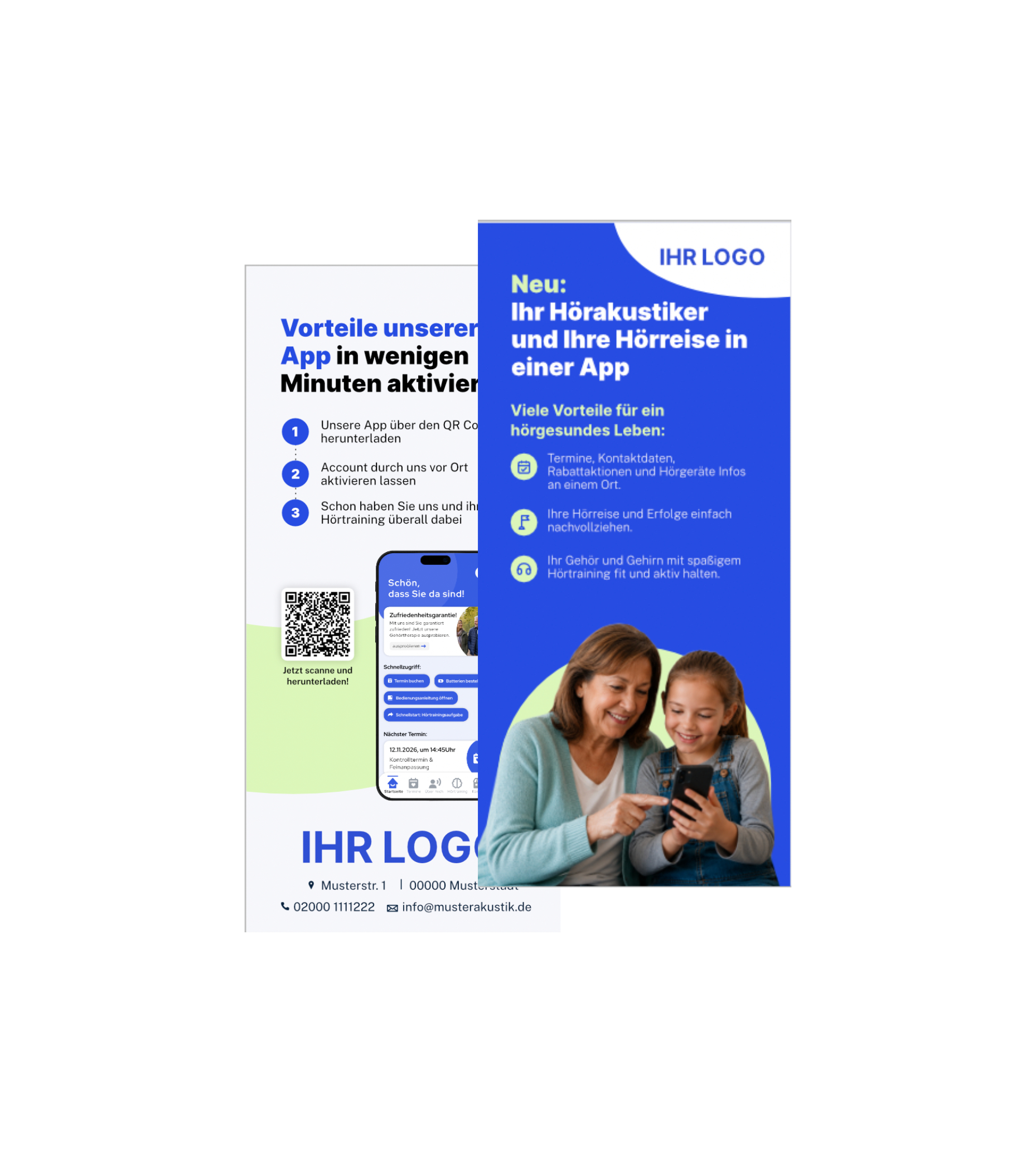 Individualisierter Dora Flyer im DIN-lang-Format
