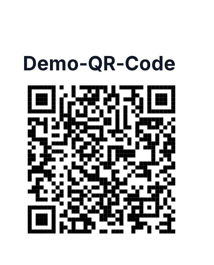 Demo-QR-Code scannen